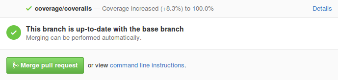 Coveralls Into Pull Request
